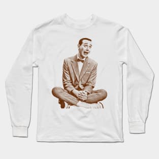 pee wee herman ~ Retro Vintage Sketches Long Sleeve T-Shirt